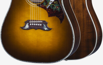 Gibson Dove Custom Acacia : SSDOCAGH1 BODY FRONT BACK