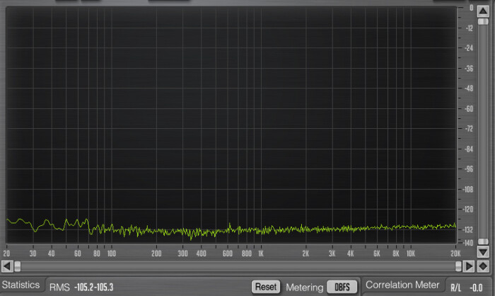 Yamaha 01V96i : 49 01v96i noise out faders a 0dBs, FS +13dBus