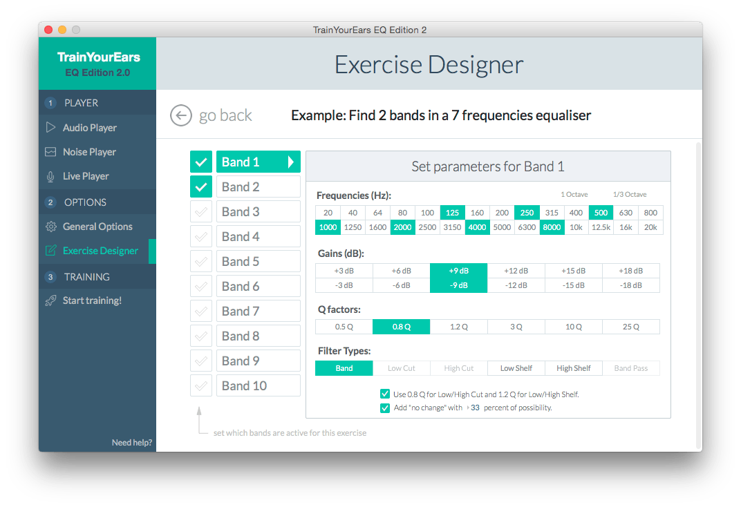 exercise editor screenshot