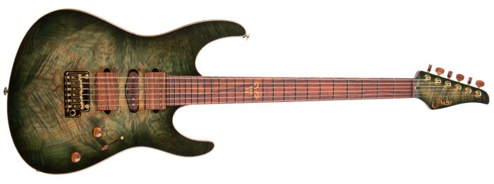 Suhr Waterfall Burl Maple Modern : 92323 main img front Suhr Waterfall Burl Maple Modern : 92323 main img front