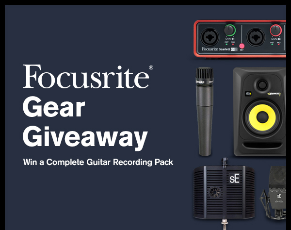Focusrite Gear Giveway Feb 2016