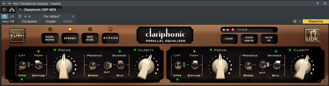 Kush Audio Clariphonic DSP mkII : Clariphonic Drums