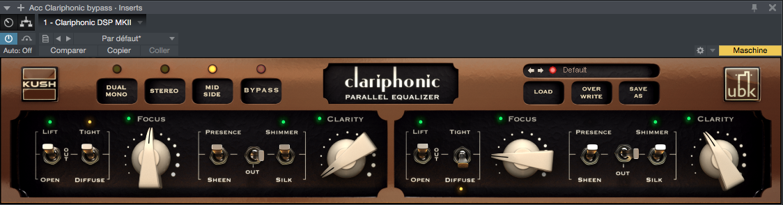 Kush Audio Clariphonic DSP mkII : Drums MS