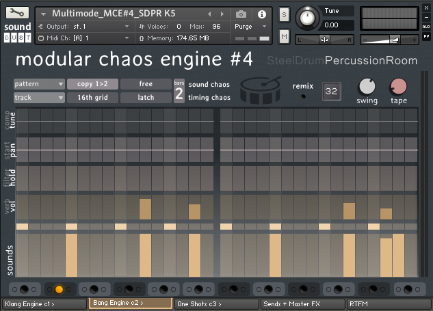 Sound Dust SteelDrumPercussionRoom : mce44