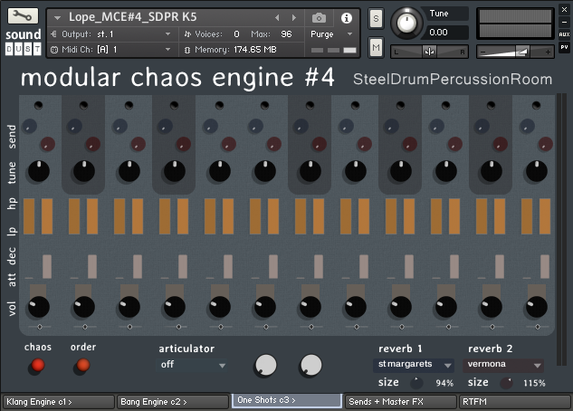 Sound Dust SteelDrumPercussionRoom : mce41