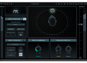 Waves NX stereo component panned to mono