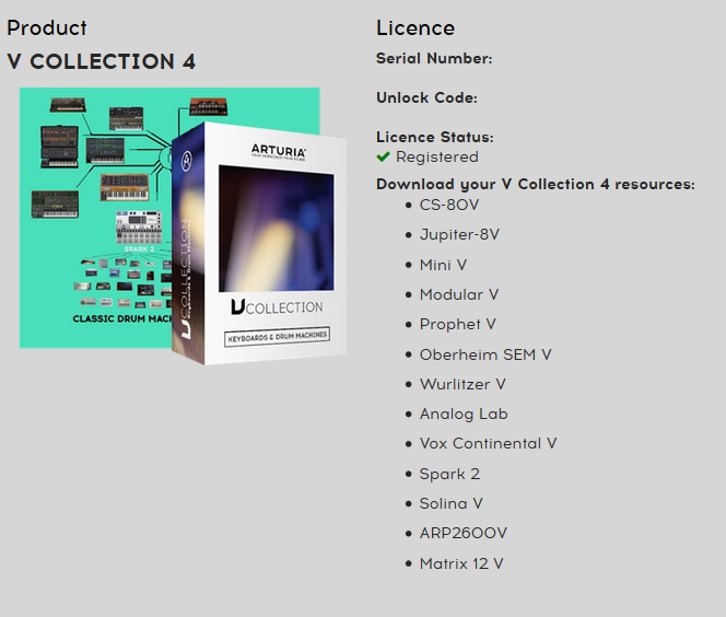 Arturia V Collection 4