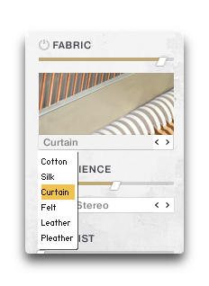 Native Instruments Una Corda : Fabric