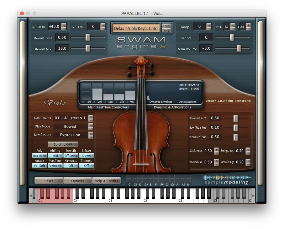 Sample Modeling The Viola : 01 The Viola