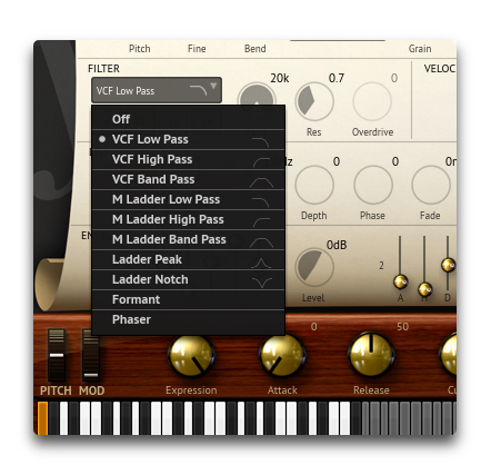 IK Multimedia Miroslav Philharmonik 2 : Filters