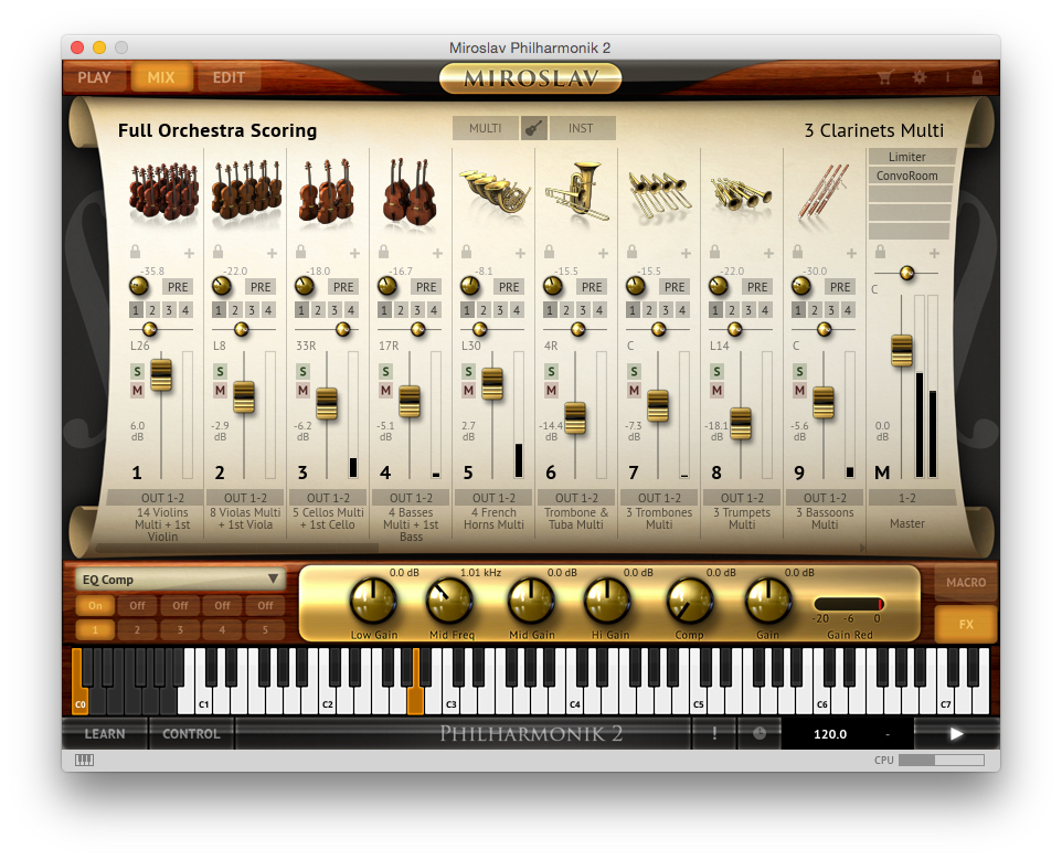 IK Multimedia Miroslav Philharmonik 2 : Mix