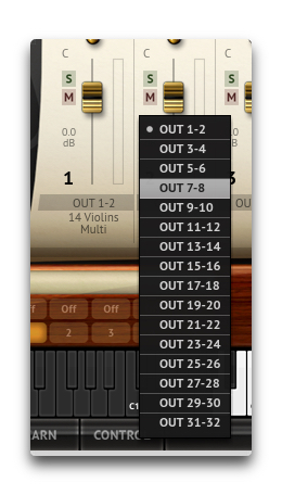 IK Multimedia Miroslav Philharmonik 2 : Outputs