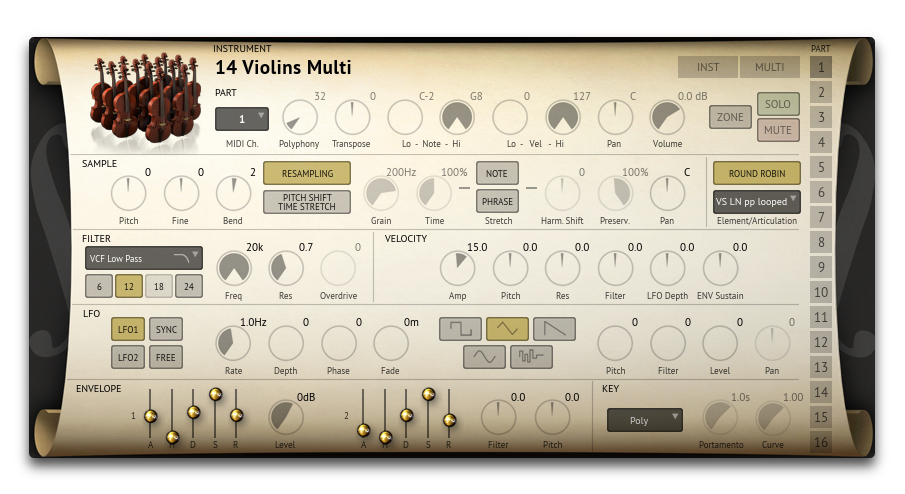 IK Multimedia Miroslav Philharmonik 2 : Synthese