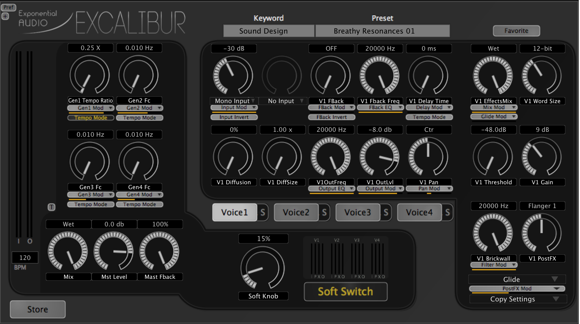 Effects Plug-ins : Excalibur