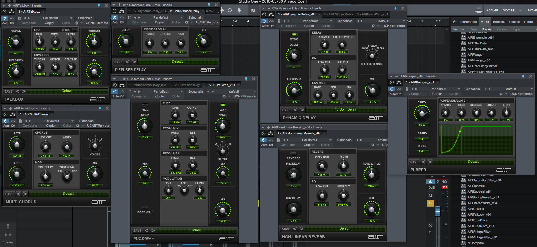 Alesis VX49 : airfx