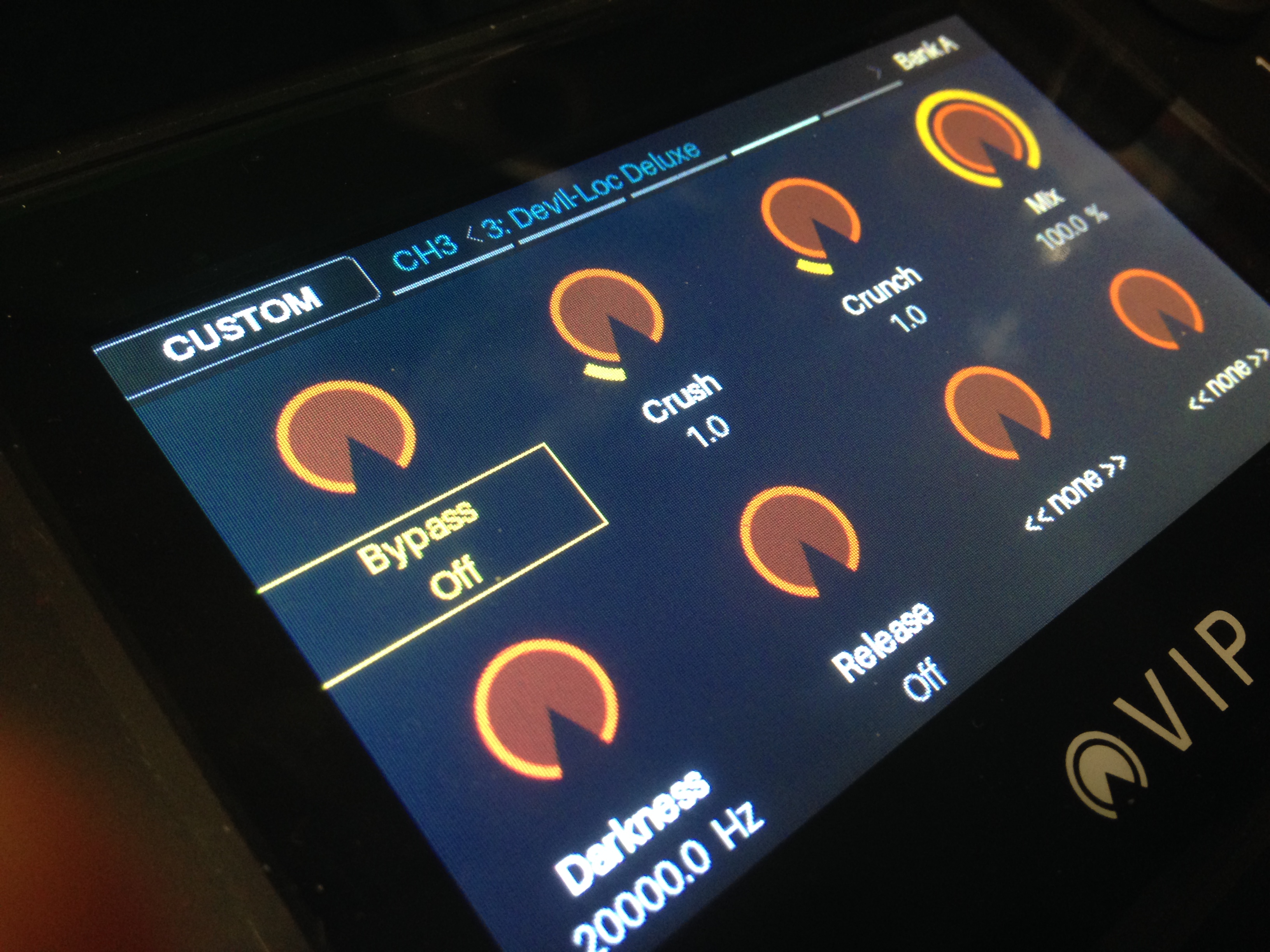 Alesis VX49 : effets