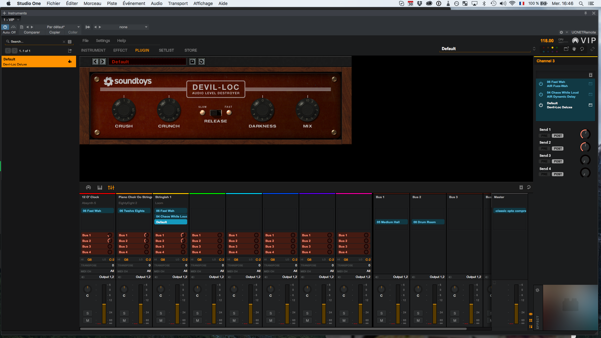 Alesis VX49 : mutlilmixage