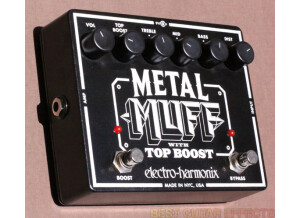 Electro Harmonix Metal Muff with Top Boost Best Metal Distortion Pedal 02