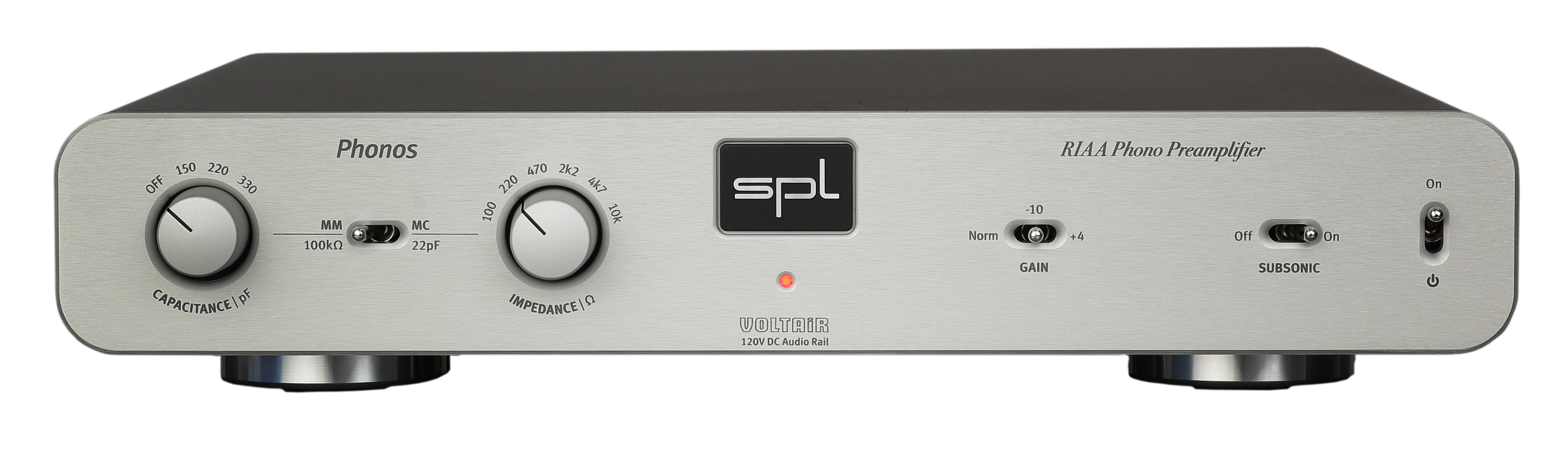 SPL Phonos : Phonos silver front