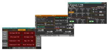 Korg Pa4X Oriental 61 : PA4X oriental menus Korg Pa4X Oriental 61 : PA4X oriental menus