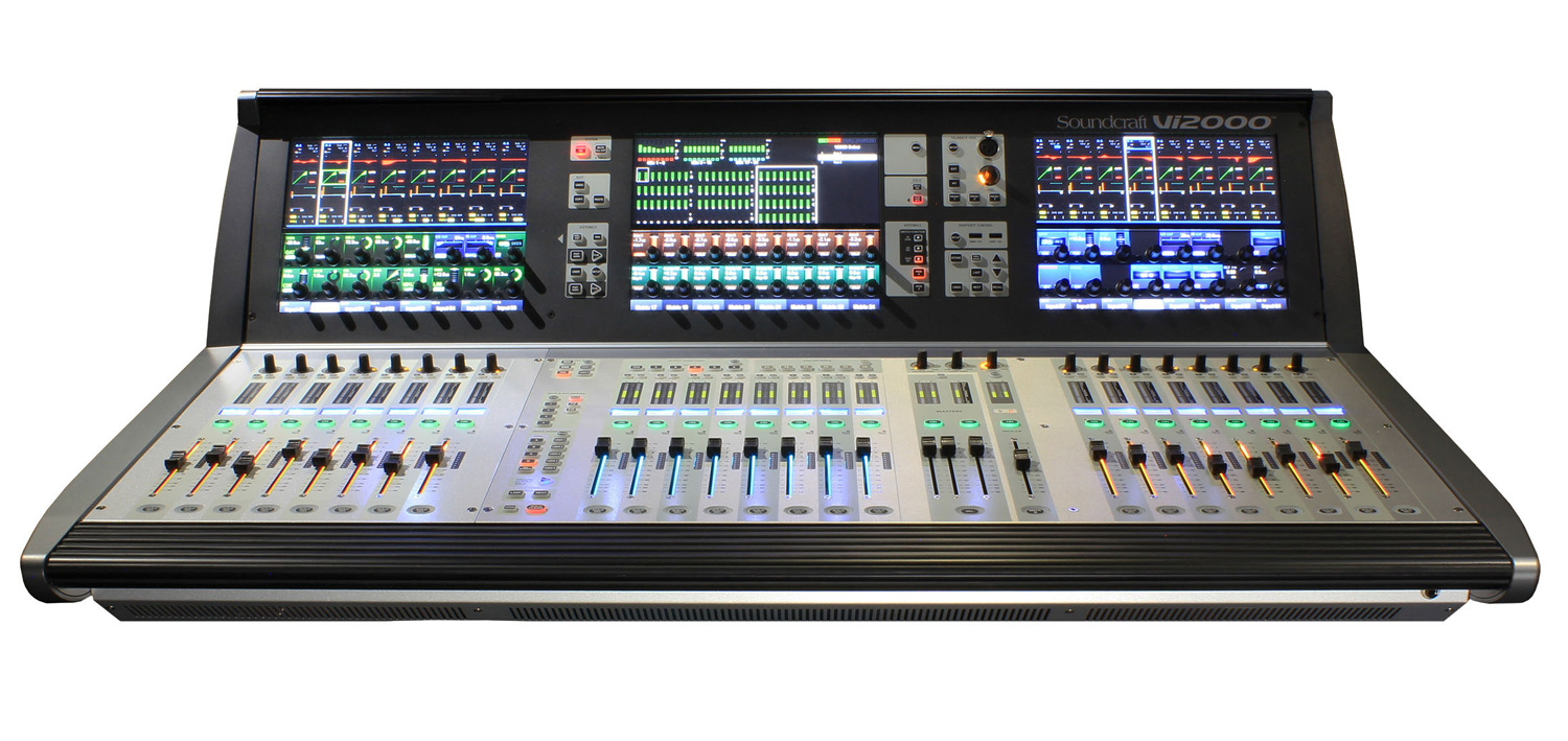 Soundcraft Vi2000 : Vi2000 Front white bg