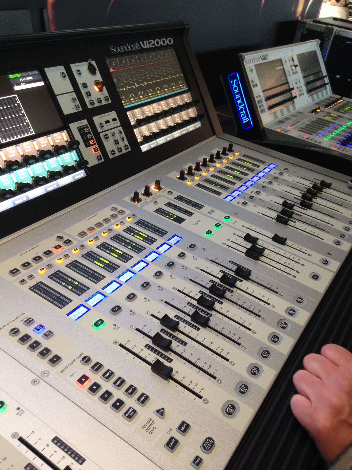 Soundcraft Vi2000 : Soundcraft VI2000 3 Musikmesse 2016 @AF