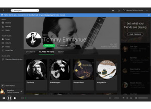 Spotify screen