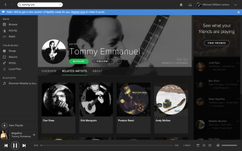 Basses : Spotify screen