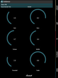 Marshall Code 25 : A1 App. Contrôles basiques Marshall Code 25 : A1 App. Contrôles basiques