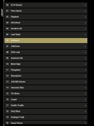 Marshall Code 25 : A2 App. Choix des presets Marshall Code 25 : A2 App. Choix des presets