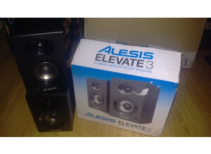 Postadsuk.com alesis elevate 3 studio monitors perfect condition woth all leads and box