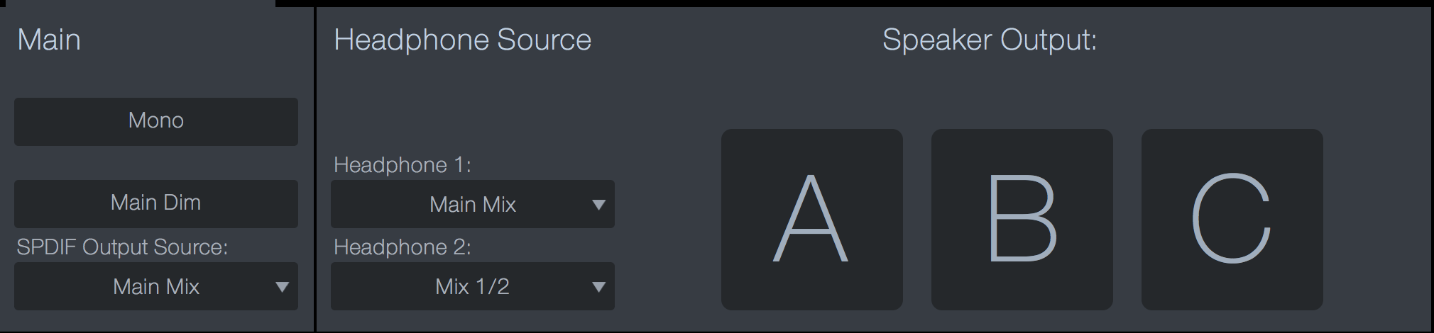 PreSonus Studio 192 : headphone speakers