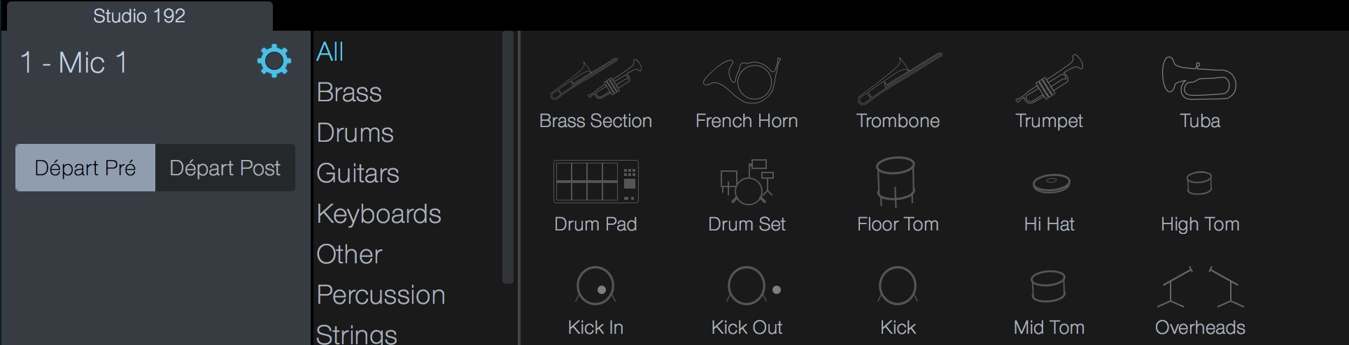 PreSonus Studio 192 : pictos