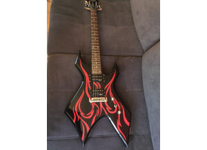 B.C. Rich Kerry King Wartribe - Onyx w/ Red Fire Graphic (46614)