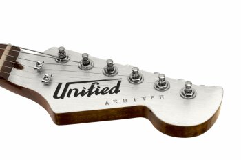 Unified Guitar Works Arbiter : Arb headstock top Unified Guitar Works Arbiter : Arb headstock top