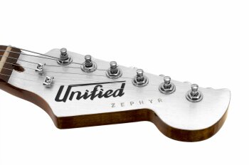 Unified Guitar Works Zephyr : Zeph headstock top Unified Guitar Works Zephyr : Zeph headstock top