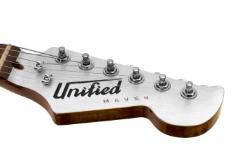Unified Guitar Works Maven : Mav headstock top Unified Guitar Works Maven : Mav headstock top