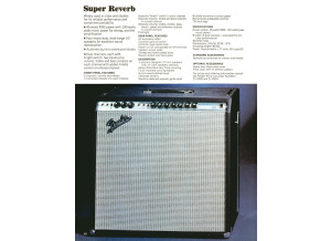 Super Reverb Silverface 1970 Catalog