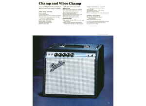 Champ & VibroChamp 1970 Catalog
