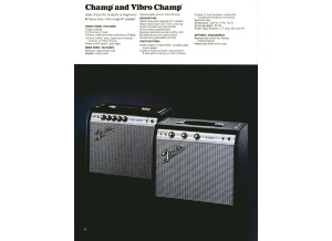 Champ & VibroChamp 1972 Catalog