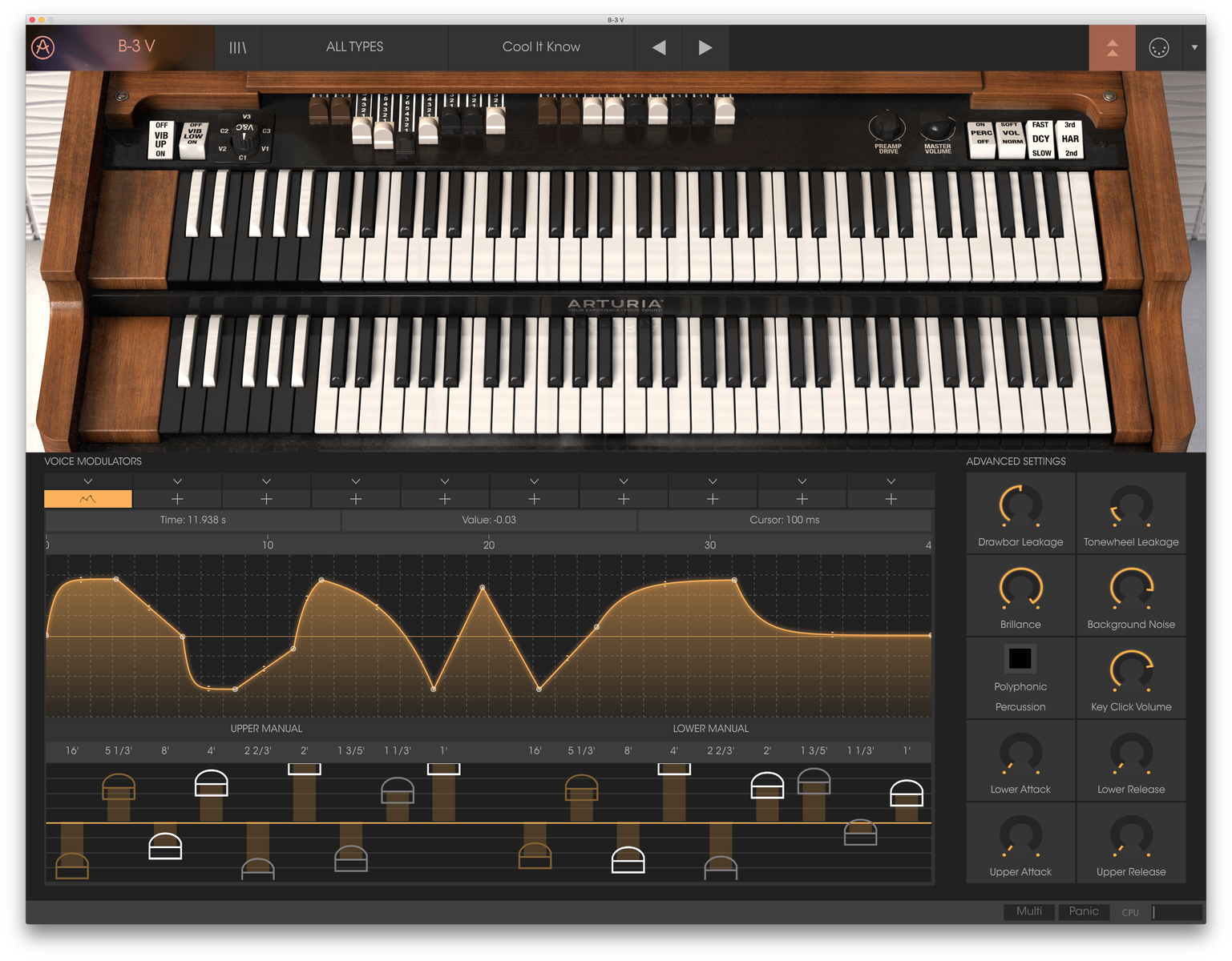 Arturia B-3 V : b 3 3