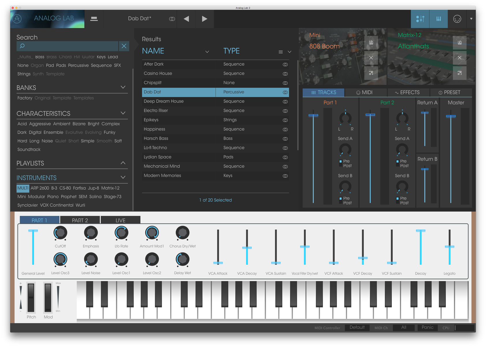 Arturia Analog Lab 2 : Analog Lab 2 5