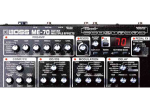 boss ME 70 front panel