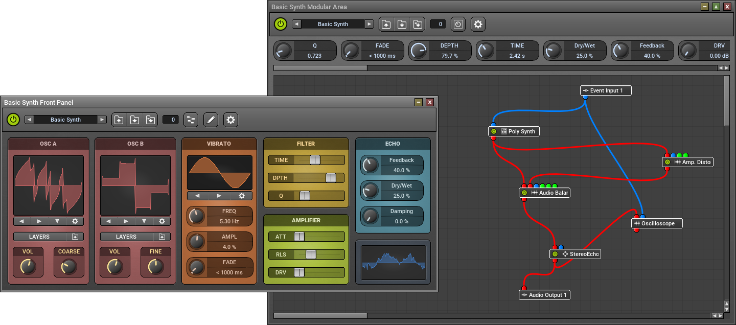 M7 Front Panel and Deep Editor