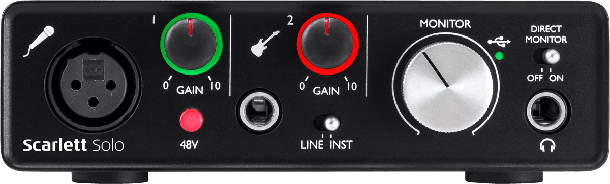 Focusrite Scarlett2 Solo : RFO SCARLETT2 SOLO 4 B