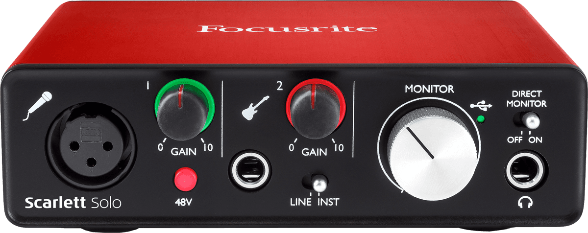 Focusrite Scarlett2 Solo : RFO SCARLETT2 SOLO 2 B