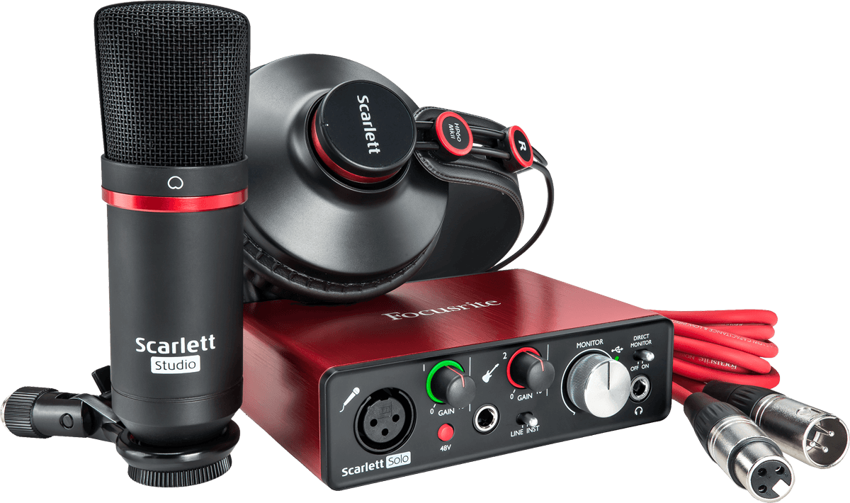Focusrite Scarlett2 Solo Studio Pack : RFO SCARLETT2 SOLO STUDIO B