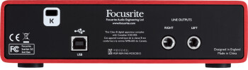 Focusrite Scarlett2 2i2 : RFO SCARLETT2 2I2 5 B Focusrite Scarlett2 2i2 : RFO SCARLETT2 2I2 5 B