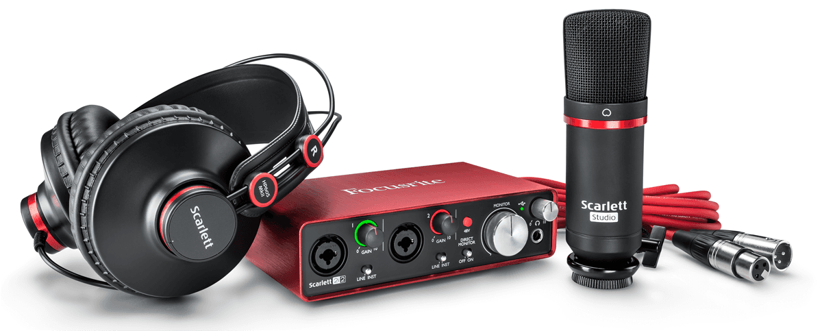 Focusrite Scarlett2-2i2 Studio Pack : RFO SCARLETT2 STUDIO 2 B