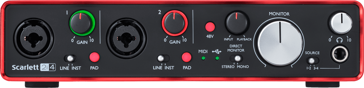 Focusrite Scarlett2 2i4 : RFO SCARLETT2 2I4 4 B